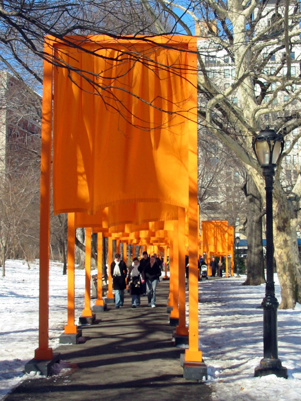 "The Gates" &agrave; Central Park (Christo)