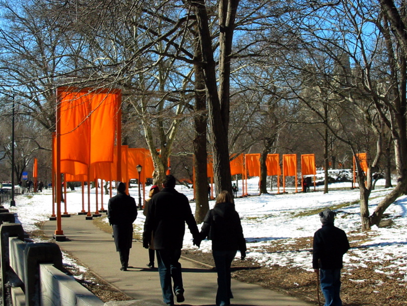 "The Gates" &agrave; Central Park (Christo)