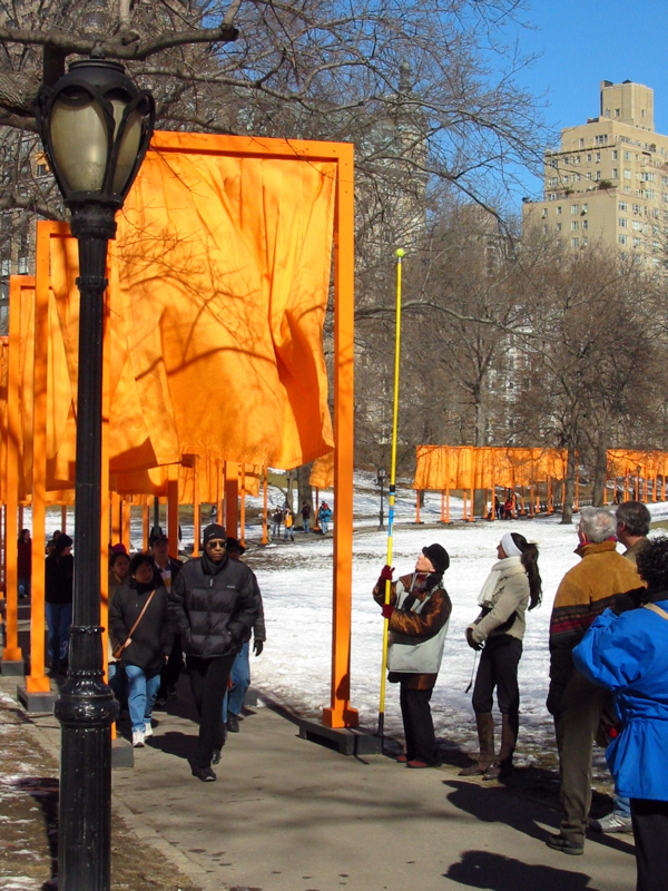 "The Gates" &agrave; Central Park (Christo)