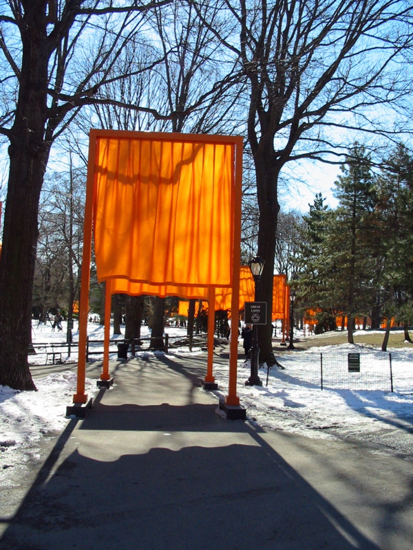 "The Gates" &agrave; Central Park (Christo)