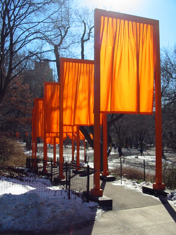 "The Gates" &agrave; Central Park (Christo)