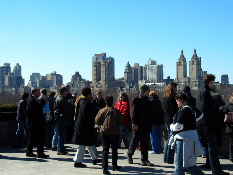 Visiteurs du mus&eacute;e