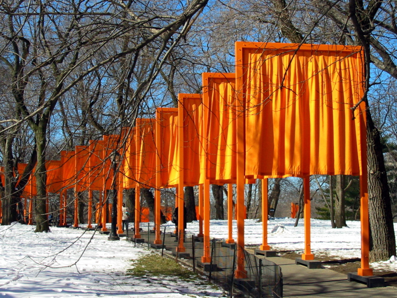 "The Gates" &agrave; Central Park (Christo)