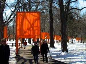 "The Gates" &agrave; Central Park (Christo)