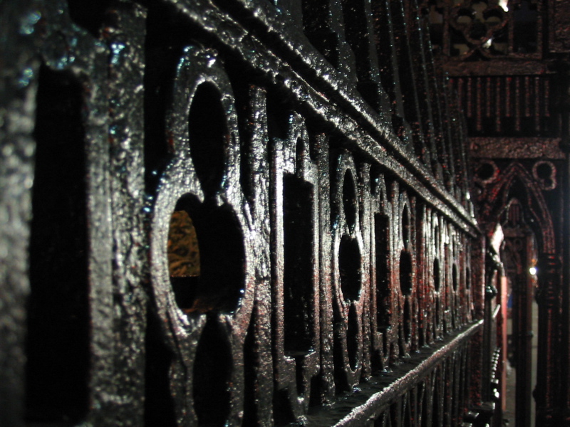 Cl&ocirc;ture entourant la Trinity Chruch