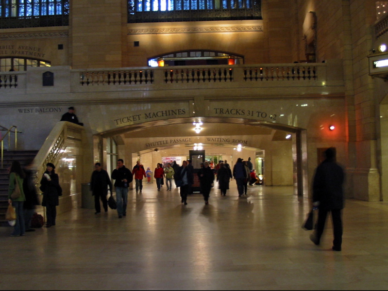 Partie du balcon ouest