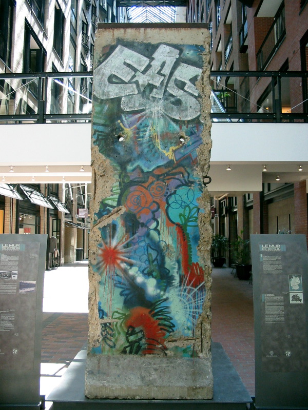 The whole wall segment.