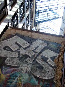 One meter of Berlin's wall that was offered to our city.