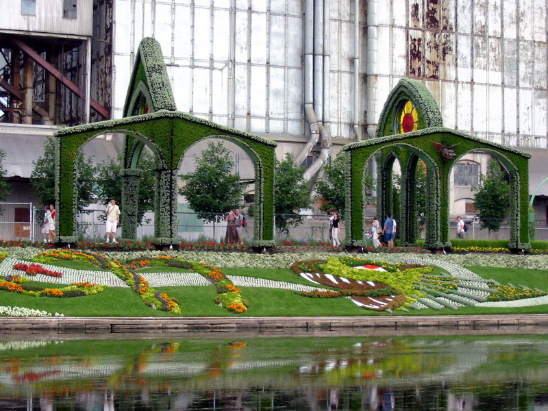 Closer view of Cathedrals.