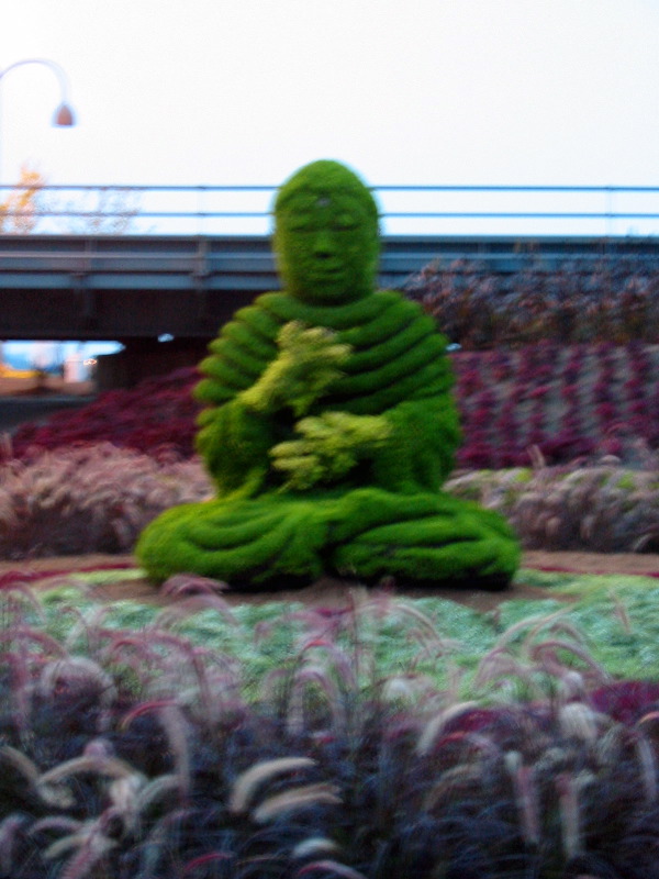 Bouddha and the City of Seven Cities, New Delhi (India)