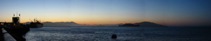 Panorama : La mer au Fisherman's Wharf