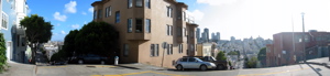 Panorama : Intersection Filbet St. / Kearny St.