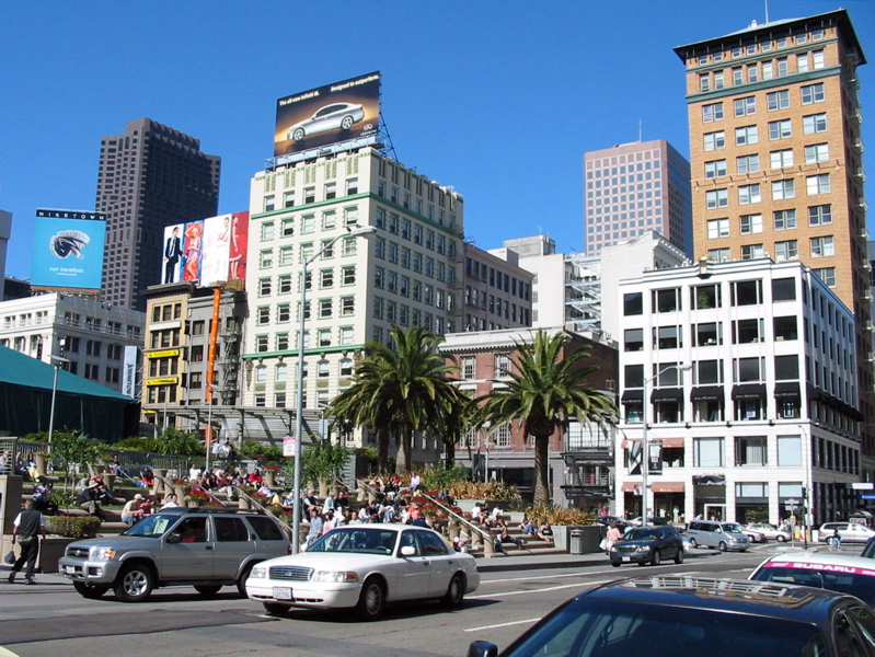 Il fait bon de profiter du soleil sur Union Square
