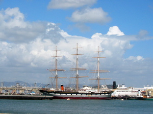 Bateau sur le quai de Hyde Street