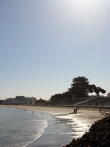 Plage pr&egrave;s de Fort Mason