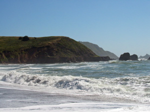 Arr&ecirc;t &agrave; Rockaway Beach pour prendre un peu de soleil et admirer le paysage
