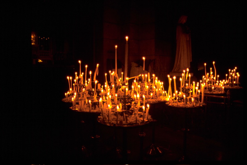 Tout en lumi&egrave;res &agrave; la cath&eacute;drale Notre-Dame de Paris