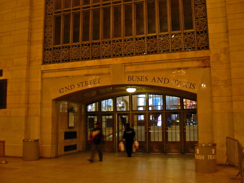 Entr&eacute;e de Grand Central sur la 42&egrave; rue