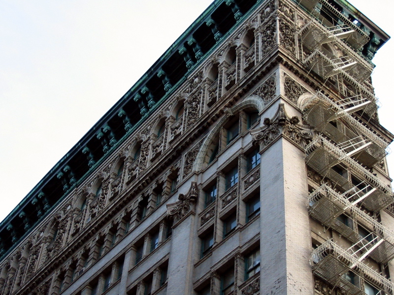 D&eacute;tail de l'architecture de l'&eacute;difice