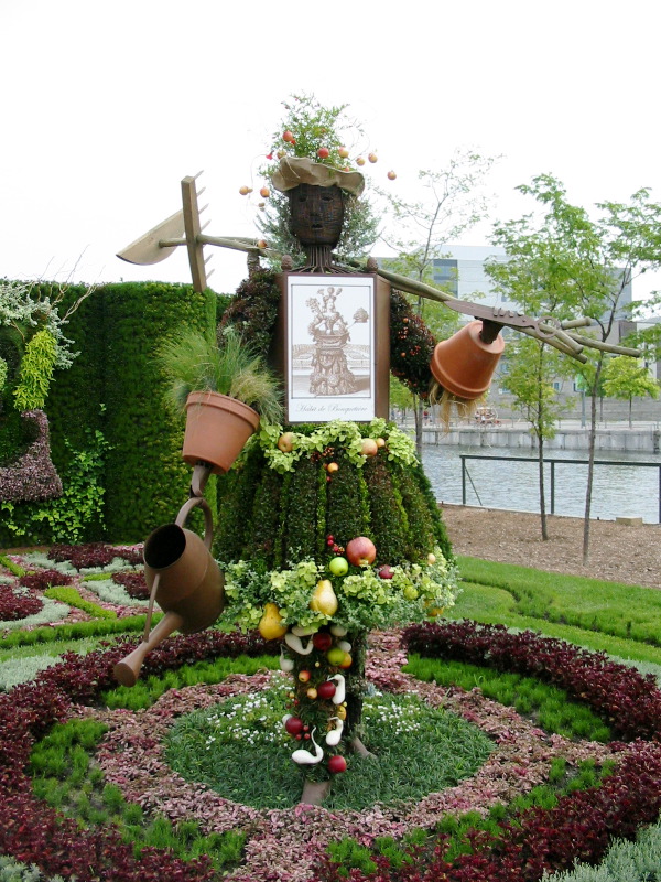 R&ecirc;verie dans un jardin du Grand Si&egrave;cle, Paris (France)