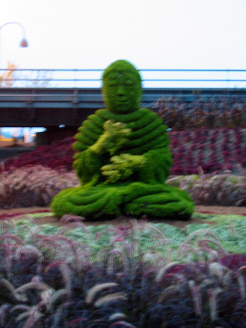 Bouddha et la ville aux sept cit&eacute;s, New Delhi (Inde)