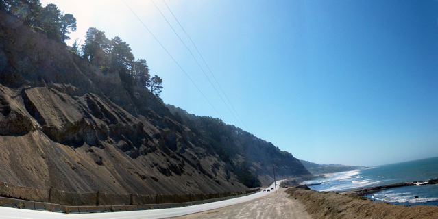 la c&ocirc;te pr&egrave;s de la limite de la contr&eacute;e de Wadel Creek