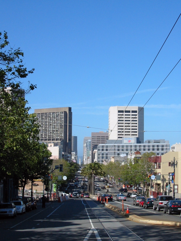 Market St. en direction est
