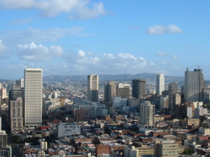 La ville vue de Coit Tower