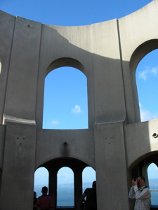 Du haut de Coit Tower, photographes &agrave; l'oeuvre