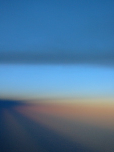 Couleurs magnifiques dans le ciel