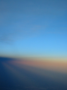 Les couleurs forment un motif abstrait