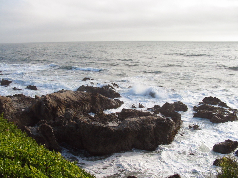 Les vagues se d&eacute;cha&icirc;nent sur la c&ocirc;te