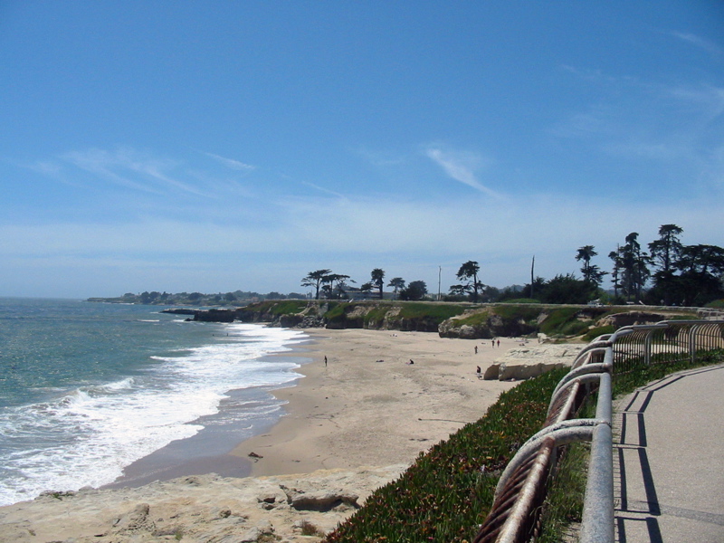 Plage de Lighthouse State &agrave; Santa Cruz