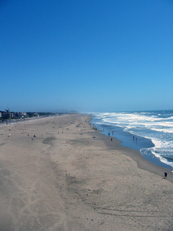 Ocean Beach vue de Cliff House