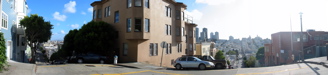 Panorama : Intersection Filbet St. / Kearny St.
