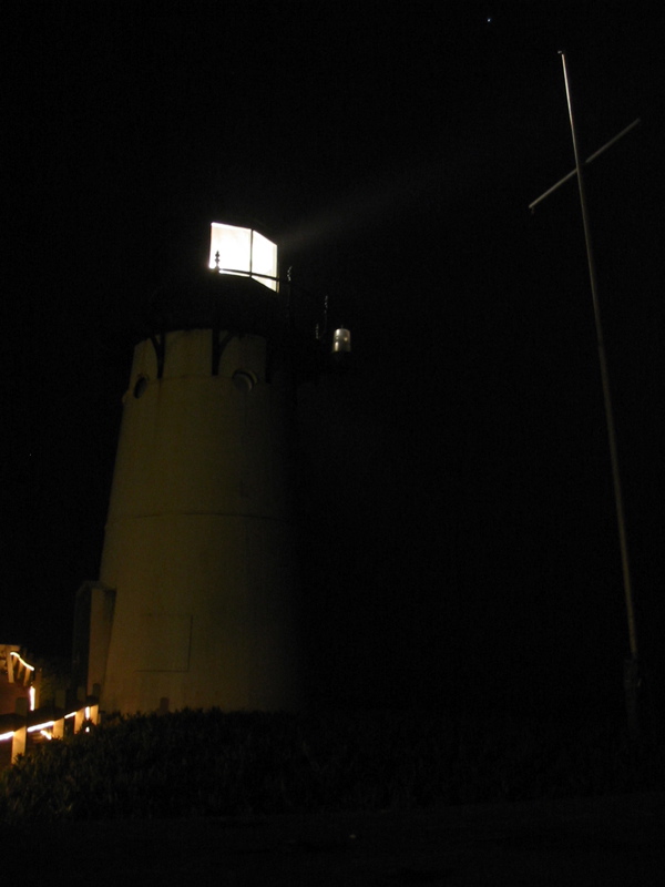 Lumi&egrave;re du phare de nuit