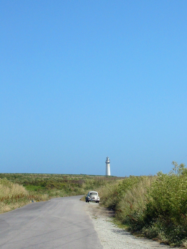 Phare de Pigeon Point au loin