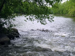 Autre côté de la chute.